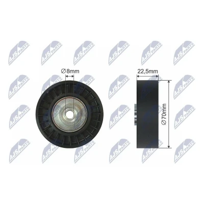 Imagem de NTY RNK BM 003 Polia de Desvio BMW: 3 Touring, 5 Sedan, ROVER: 75 Tourer