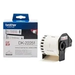 Imagem de Brother DK 22251 Rolo de Etiquetas Vermelho/Preto para Impressora