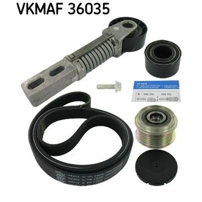 Imagem de SKF VKMAF 36035 Jogo de correias trapezoidais estriadas RENAULT: MEGANE 1, Scénic 1