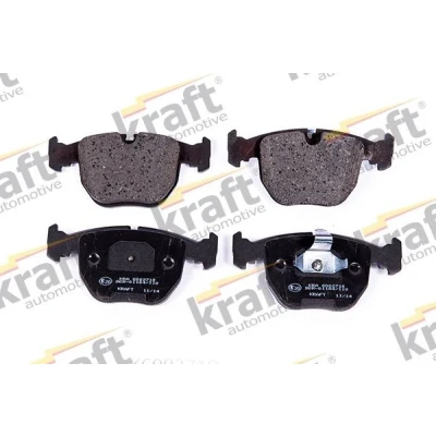 Imagem de KRAFT 6002710 Jogo de pastilhas para travão disco preparado indicador aviso desgaste, excl. contacto desgaste BMW: 5 Sedan