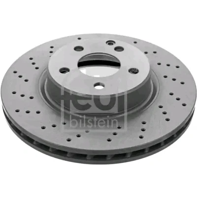 Imagem de FEBI BILSTEIN 43989 Disco de travão Eixo dianteiro 312 28 5 112 perfurado/ventilado revestido alto carbono MERCEDES BENZ: SL Cabrio