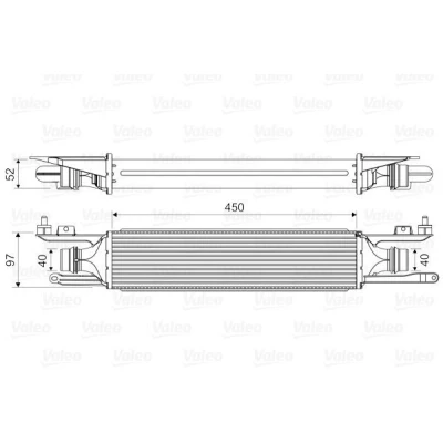 Imagem de VALEO 818578 Intercooler sem válvula de recirculação dos gases escape OPEL: Corsa D Hatchback