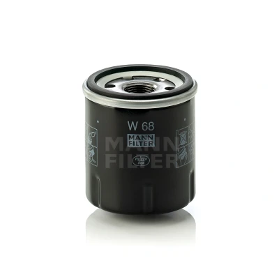 Imagem de MANN FILTER W 68 Filtro de óleo M 20 X 1.5 com uma válvula retenção aparafusado RENAULT: CLIO 2, 1, Kangoo I Express