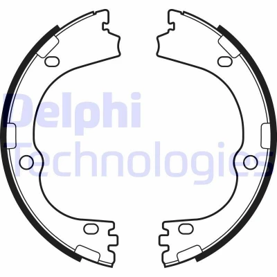 Imagem de DELPHI LS2166 Maxilas de Travão Mão