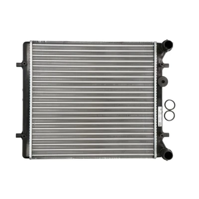 Imagem de NISSENS 641011 Radiador, arrefecimento do motor Alumínio 430 415 23 Aletas de refrigeração unidas mecanicamente VOLKSWAGEN: Golf 4, Bora Sedan