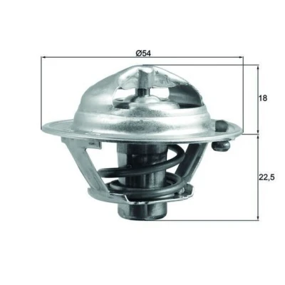 Imagem de MAHLE ORIGINAL TX 166 90D Termóstato, líquido de refrigeração 90 54 com junta HYUNDAI: ix35, i30 II Carrinha, KIA: Venga