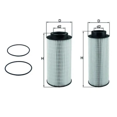 Imagem de MAHLE ORIGINAL KX 439KIT Filtro de Combustível Cartucho filtrante