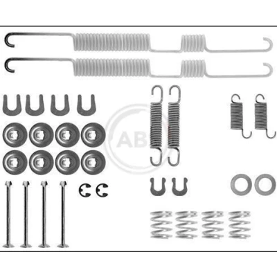Imagem de A.B.S. 0698Q Kit de acessórios, maxilas do travão TOYOTA: Land Cruiser Prado 70 SUV, HILUX 5 Pick up