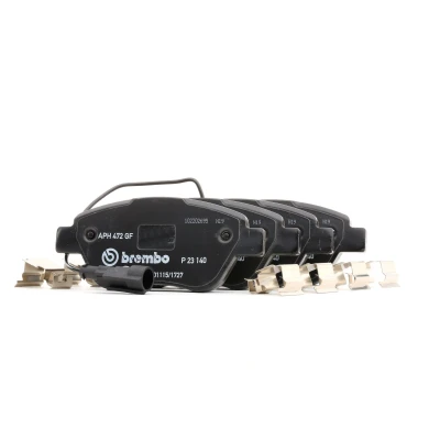 Imagem de BREMBO P 23 140 Jogo de pastilhas para travão disco incl. contacto aviso desgaste com parafusos pinça acessórios