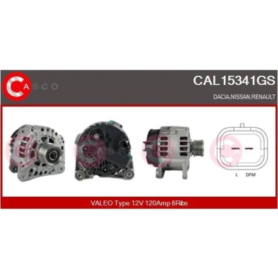 Imagem de CASCO CAL10121AS Alternador 12V 90A VOLKSWAGEN: Sharan I, GOLF 3, TRANSPORTER 4 Bus, SEAT: Ibiza 2, Córdoba I Vario, Inca