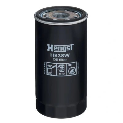Imagem de HENGST FILTER H838W Filtro de óleo aparafusado
