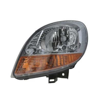 Imagem de TYC 20 0362 15 2 Farol Principal esquerda H4 amarelo para circulação pela direita com porta lâmpadas, sem motor elétrico RENAULT: Kangoo I Express