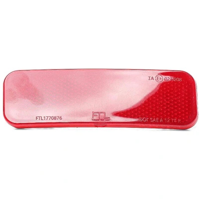 Imagem de METZGER 2080252 Reflector Vermelho Pára choques, traseira direita com marca de aprovação E FORD: Transit Connect V408 Van