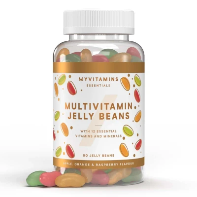Imagem de Gomas Multivitamínicas 90gummies Apple, Orange &amp; Raspberry (Jelly Beans)