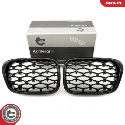 Imagem de ESEN SKV 66SKV164 Grelha de Radiador brilhante, preto BMW: 5 Sedan