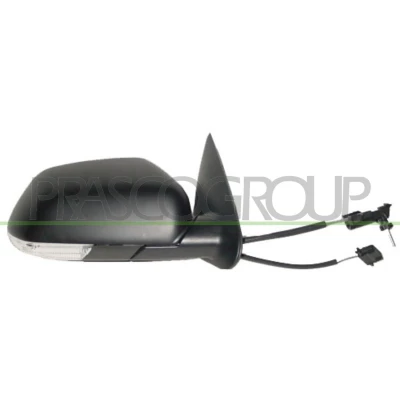 Imagem de Espelho retrovisor Prasco SK0247123 à direita com subcapa manual ajustável pelo interior, ajuste: por cabo de aço, convexo SKODA: Octavia 2 Combi