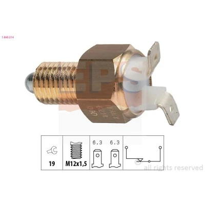 Imagem de FACET 7.6214 Interruptor, luz de marcha atrás Made in Italy OE Equivalent