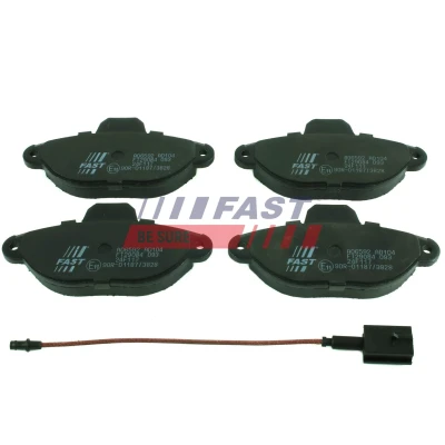 Imagem de FAST FT29084 Jogo de pastilhas para travão disco Eixo dianteiro com sensor desgaste integrado HONDA: CIVIC 7 Hatchback, Accord Limousine