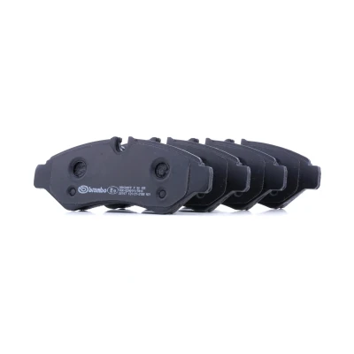Imagem de BREMBO P 50 155 Jogo de pastilhas para travão disco preparado indicador aviso desgaste com chapa anti ruído sem acessórios endado,