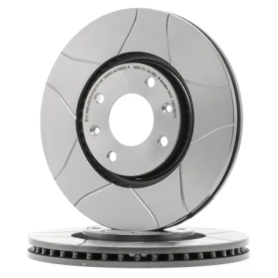 Imagem de BREMBO MAX LINE 09.8760.75 Disco de travão 283 26 4 interior ventilado, fendido revestido com parafusos PEUGEOT: 2008 Carrinha, 206 Hatchback