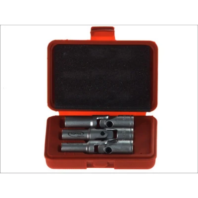 Imagem de Conjunto de pastilhas para velas ignição TOPTUL hexagonal 3/8 polegadas (8, 10, 12 mm) com junta