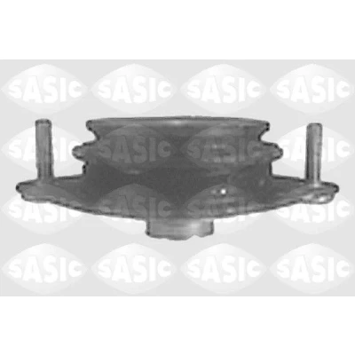 Imagem de SASIC 4001750 Suporte, suspensão do motor Rolamento de borracha e metal lado da caixa velocidades, à esquerda, em cima RENAULT: CLIO 2