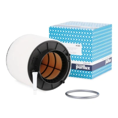Imagem de PURFLUX A1281 Filtro de ar 168 Cartucho filtrante AUDI: A4 B8 Avant, A5 Coupe, Sportback