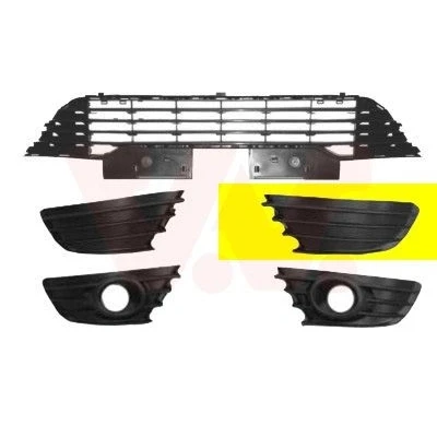 Imagem de VAN WEZEL 0970591 Grelha de Pára Choques à frente, lado esquerdo para veículos sem faróis nevoeiro CITROËN: C4 Coupe, I Hatchback