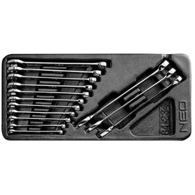 Imagem de NEO TOOLS 84 234 Módulo de ferramentas 14 6, 7, 8, 9, 10, 11, 12, 13, 14, 15, 16, 17, 18, 19 aço cromo vanádio