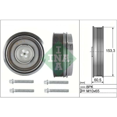 Imagem de INA 544 0505 20 Kit da polia correia cambota