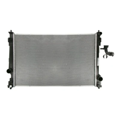 Imagem de NISSENS 606786 Radiador, arrefecimento do motor Alumínio 697 447 16 Aletas de refrigeração soldadas