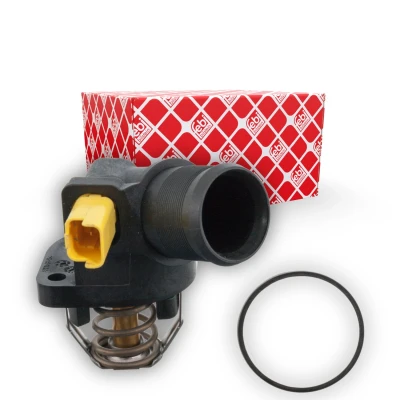 Imagem de FEBI BILSTEIN 170586 Termóstato, líquido de refrigeração 103 com junta interruptor temperatura caixa CITROËN: C3 I Hatchback, II
