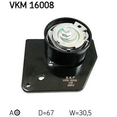 Imagem de SKF VKM 16008 Rolo tensor, correia dentada RENAULT: MEGANE 3