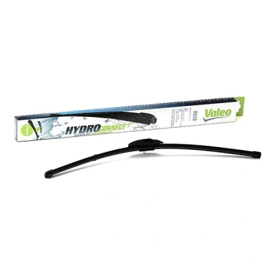 Imagem de Escova do limpa vidros Valeo Hydroconnect 578578 580mm à frente Sem armação Fixação por ganchos BMW: 3 Touring, Sedan, Coupe, SAAB: 9 5 Sedan