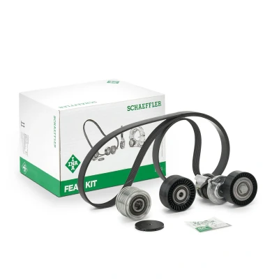 Imagem de INA 529 0467 20 Jogo de correias trapezoidais estriadas com polia roda livre AUDI: A4 B6 Avant, Sedan, B7 Avant