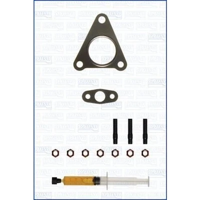 Imagem de AJUSA JTC11863 Kit de montagem, turbocompressor with studs, syringe oil com juntas instruções montagem