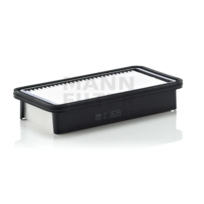 Imagem de MANN FILTER C 2628 Filtro de ar 48 132 262 Cartucho filtrante KIA: RIO 2, HYUNDAI: ACCENT 3 Stufenheck