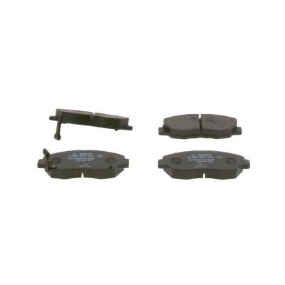 Imagem de BOSCH 0 986 461 124 Jogo de pastilhas para travão disco Baixo teor metálico com avisador sonoro desgaste HONDA: CIVIC 8, ACCORD 4, 5
