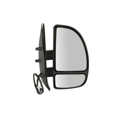 Imagem de espelho retrovisor Blic 5402 04 9221921P à direita preto elétrico Braço do curto, com grande angular, aquecimento, convexo