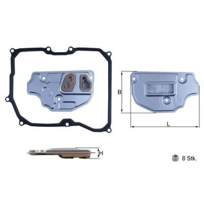 Imagem de MAHLE ORIGINAL HX 256D Filtro de Transmissão com junta SKODA: Octavia 2 Combi, VOLKSWAGEN: Golf 6, 5