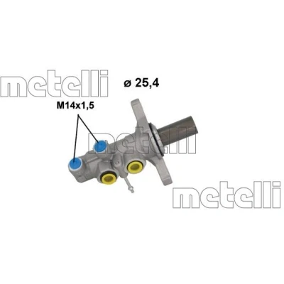 Imagem de METELLI 05 1274 Bomba Central Dos Travões 25,40 Alumínio