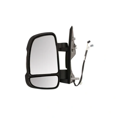 Imagem de espelho retrovisor Magneti Marelli 350315027770 esquerda preto rugoso manual Braço do curto, com sensor de temeperatura, convexo para veículo