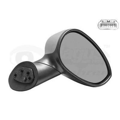 Imagem de Espelho retrovisor Van Wezel 1604818 à direita com subcapa completo, convexo, para regulação eléctrica dos espelhos, aquecível, sensor de