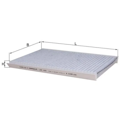 Imagem de MAHLE ORIGINAL LAK 422 Filtro, ar do habitáculo Filtro de carvão ativado 257,0, 258,0, 257 164 20,0, 21,0 MERCEDES BENZ: Classe C T modell