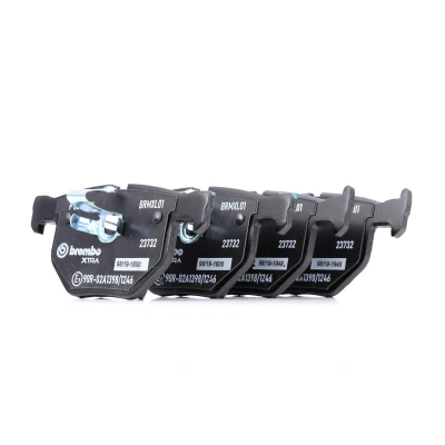 Imagem de BREMBO P 06 033X Jogo de pastilhas para travão disco preparado indicador aviso desgaste sem acessórios BMW: 5 Sedan, Touring, 6 Coupe