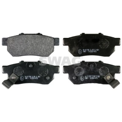 Imagem de SWAG 85 91 6301 Jogo de pastilhas para travão disco Eixo traseiro com avisador sonoro desgaste HONDA: CIVIC 5 Stufenheck, 6 Fastback