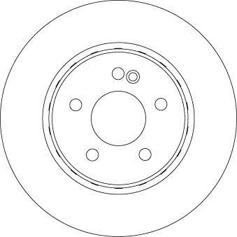 Imagem de TRW DF6646S disco de travão 300 12 5 112 cheio, duas peças pintado MERCEDES BENZ: Classe C T modell, Sedan, Coupe