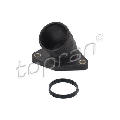 Imagem de TOPRAN 501 871 Flange Plástico de cabeça cilíndrica, à frente, longitudinal com junta BMW: 3 Sedan, Coupe, 5 Sedan