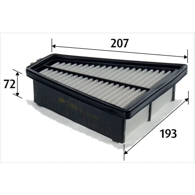 Imagem de VALEO 585509 Filtro de ar 72 193 207 Cartucho filtrante RENAULT: TWINGO 2