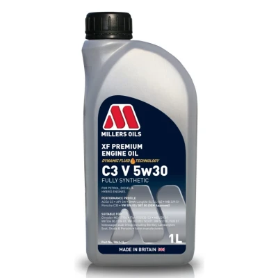 Imagem de Millers Oils Xf Premium C3 V 5W 30 1l Óleo do motor 5862 1 VOLKSWAGEN: Golf 4, 7, 5, BMW: 3 Sedan, Touring, Touring